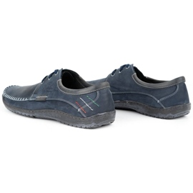 Mario Pala Chaussures homme 539 bleu marine 4