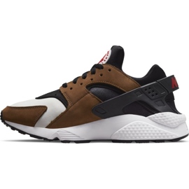 Chaussure Nike Air Huarache Le M DH8143-001 blanche brun le noir 1