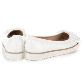 Vices Ballerine avec un arc blanche 5