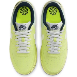 Chaussure Nike Air Force 1 Crater M DH2521-700 jaune 4