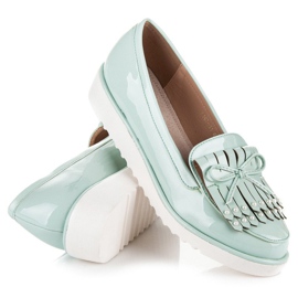 Chaussures VICES laquées menthe vert 3