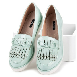 Chaussures VICES laquées menthe vert 1