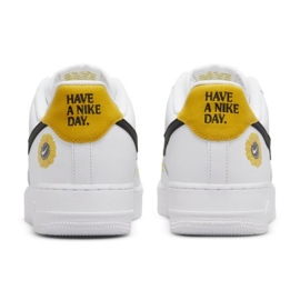 Nike Air Force 1 '07 LV8 M DM0118-100 blanche le noir jaune 3