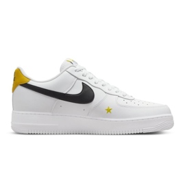 Nike Air Force 1 '07 LV8 M DM0118-100 blanche le noir jaune 4