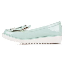 Chaussures VICES laquées menthe vert 2