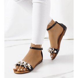 Sandales Chesney femme noires 1