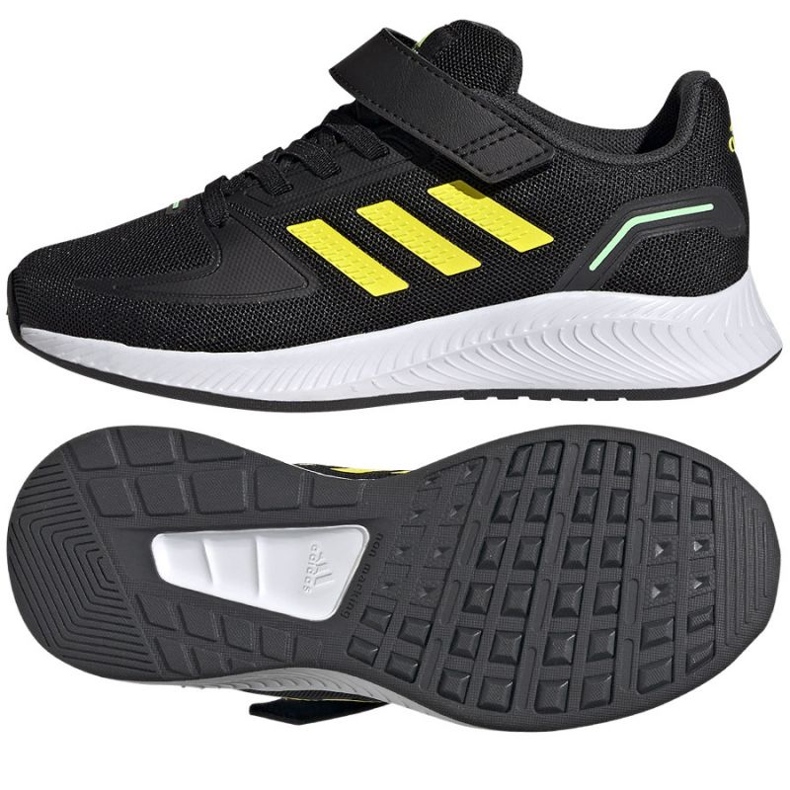 Chaussures Adidas Runfalcon 2.0 El Jr HR1394 noir 1