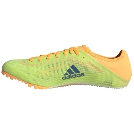 Adidas Sprintstar M GY0941 chaussures à crampons vert 1