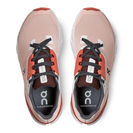 On Running Sur Running Cloudstratus Chaussures W 3999208 rouge 3