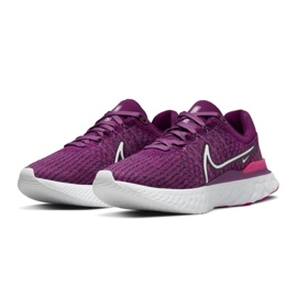 Chaussures Nike React Infinity Run Flyknit 3 DD3024-500 violet 1 Chaussures Nike React Infinity Run Flyknit 3 DD3024-500 violet 1