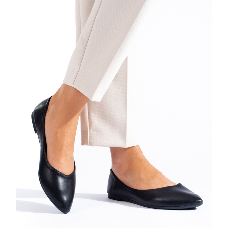W. Potocki Ballerines Potocki noires le noir 1