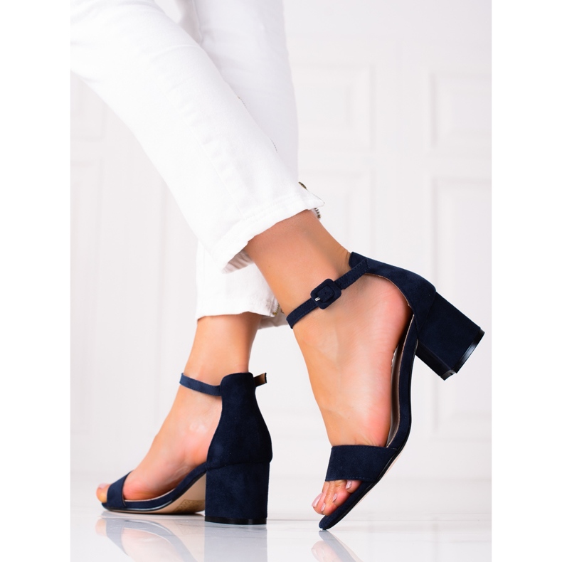 SHELOVET Sandales bleu marine 1 SHELOVET Sandales bleu marine 1