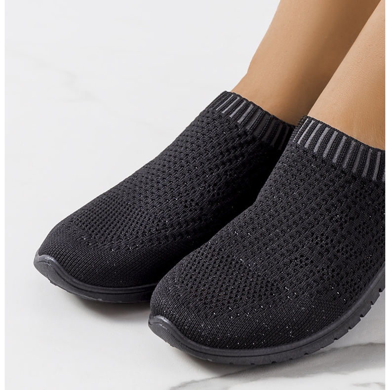 Baskets femme Sisko noires le noir 1