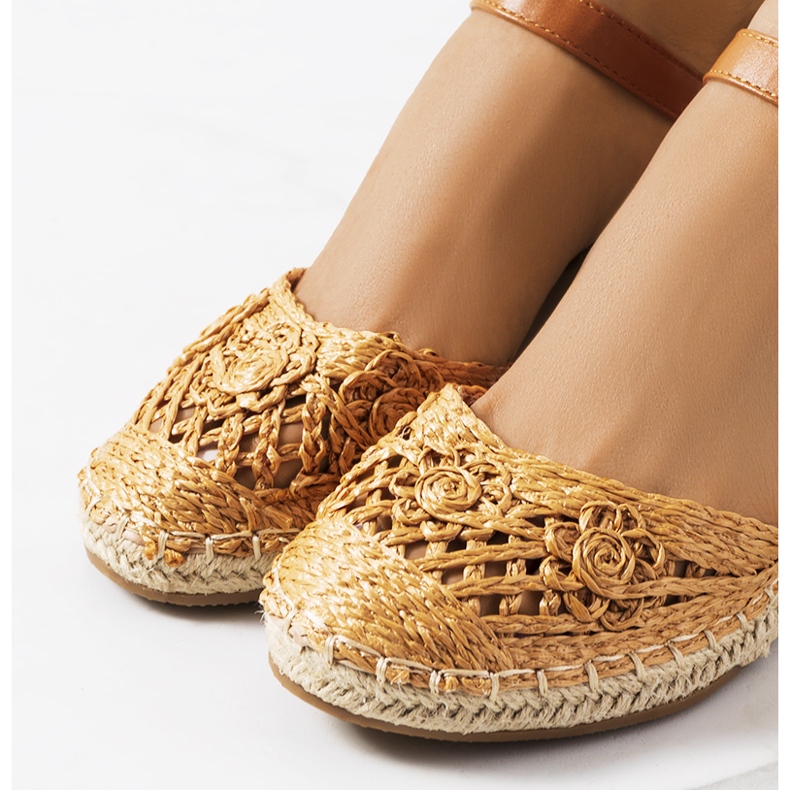Espadrilles marron sur compensées Dafin brun 1