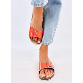 Chaussons femme Nico Orange 1