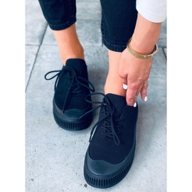 Posten Chaussettes noires pour femme le noir 2