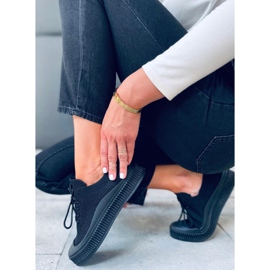 Posten Chaussettes noires pour femme 1