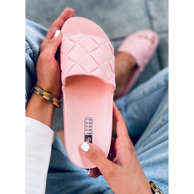 Chaussons en silicone rose Geet 1