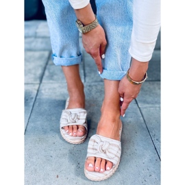 Chaussons femme Adana Abricot beige 1