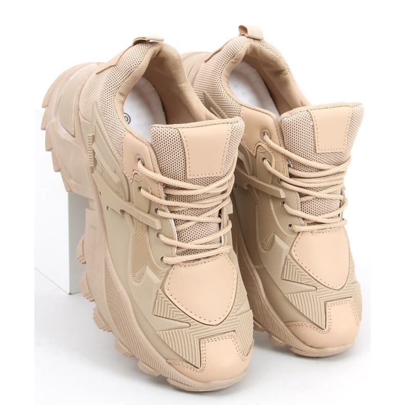 Chaussures de sport femme Sana Kaki beige 1