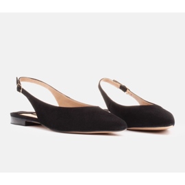 Marco Shoes Sandales en daim naturel noir le noir 3