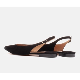 Marco Shoes Sandales en daim naturel noir le noir 5