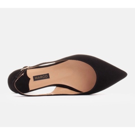 Marco Shoes Sandales en daim naturel noir le noir 4