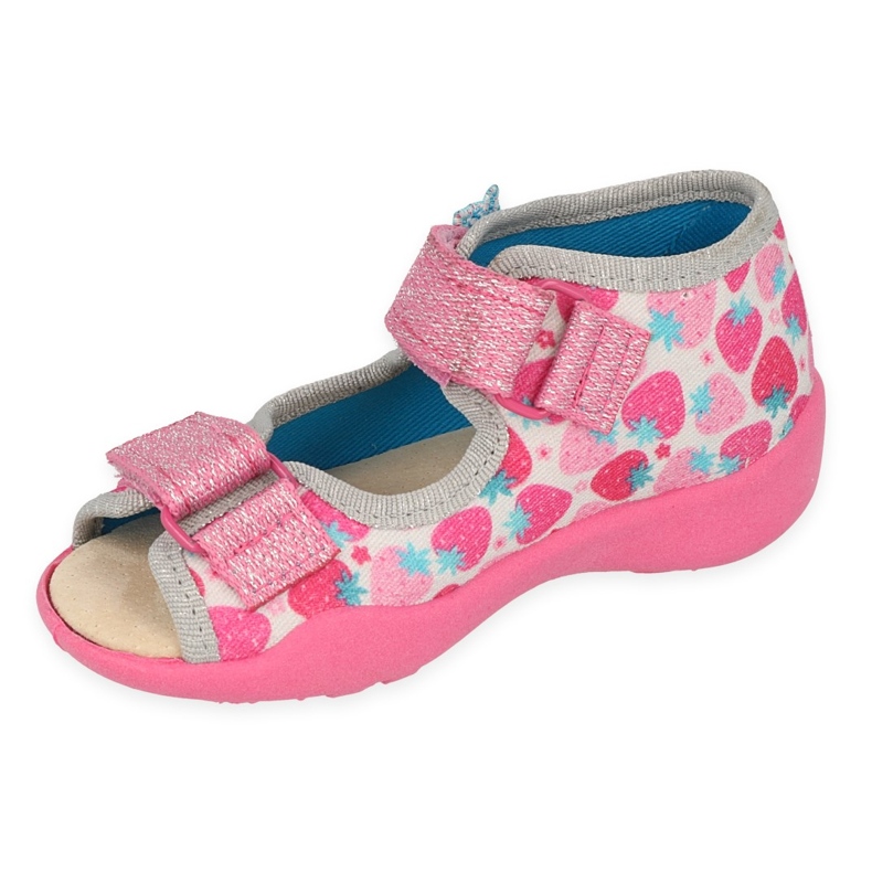 Befado chaussures pour enfants 342P046 rose argent 1