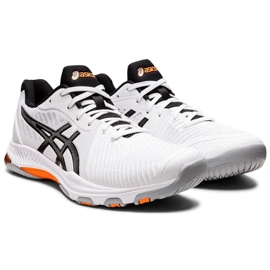 Asics Netburner Ballistic Ff 2 M 1051A041 101 chaussures de volley-ball blanche blanche 5