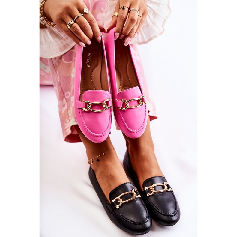 PG1 Mocassins Millario noirs avec ornement le noir 1