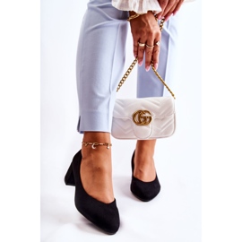 Escarpins En Daim À Talons Bas Torino Noir 2