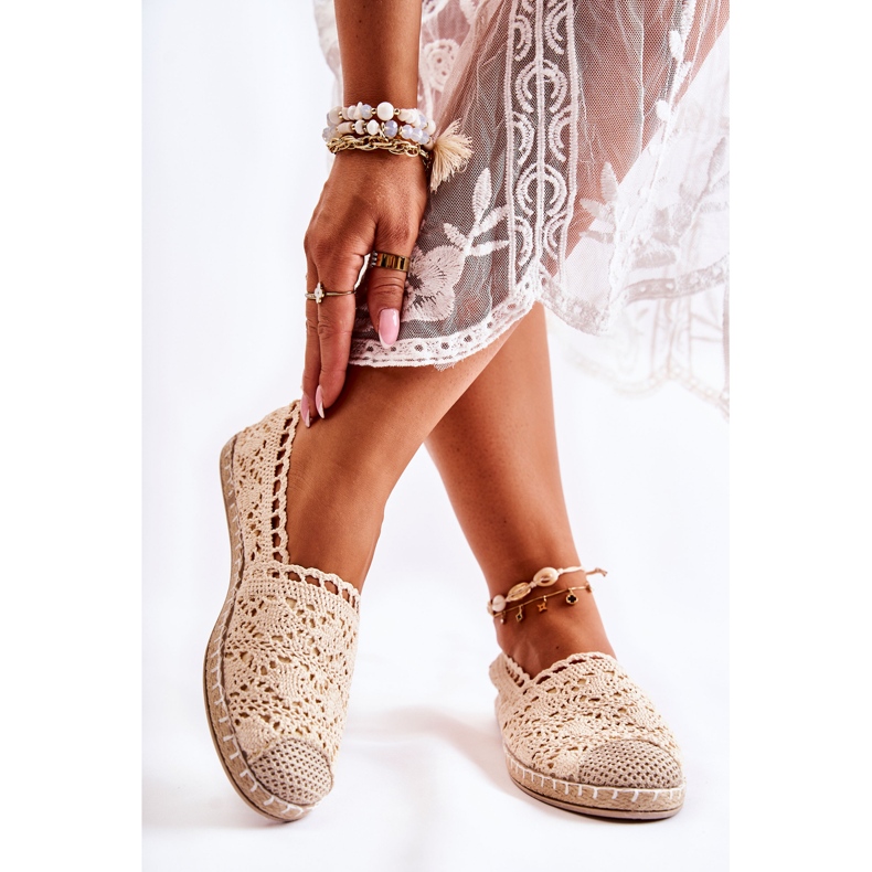 PH1 Espadrilles Femme Beiges Ajourées, Letisa 2 PH1 Espadrilles Femme Beiges Ajourées, Letisa 2