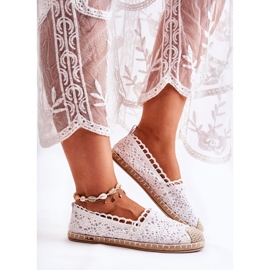 PH1 Espadrilles Letisa Ajourées Femme Blanches 1