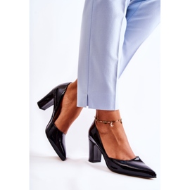 Escarpins Laqués Tendance On A Bar Black Emotion noir 2