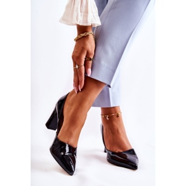 Escarpins Laqués Tendance On A Bar Black Emotion noir 1