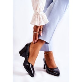 Escarpins laqués Sergio Leone PB411 Noir le noir 2