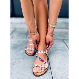 Sandales femme Maya Blanc blanche 1