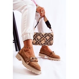 Chaussures en Daim Femme Laura Messi 2523 Camel brun 4