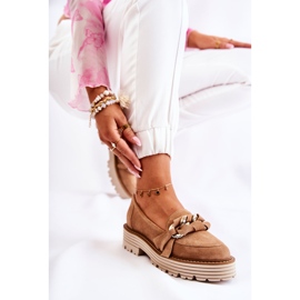 Chaussures en Daim Femme Laura Messi 2523 Camel brun 3
