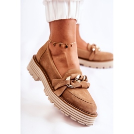Chaussures en Daim Femme Laura Messi 2523 Camel brun 5