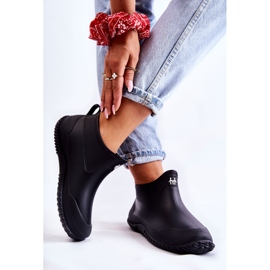 Bottes en Caoutchouc Basses Noires pour Femme Eldora le noir 2