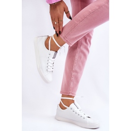 Baskets classiques pour femmes Blanc Eleya blanche 3