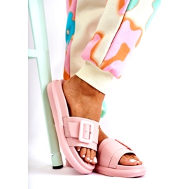 Tongs pour femmes avec boucle, rose 2