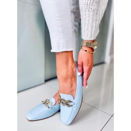 Mocassins femme bleu mauve 5