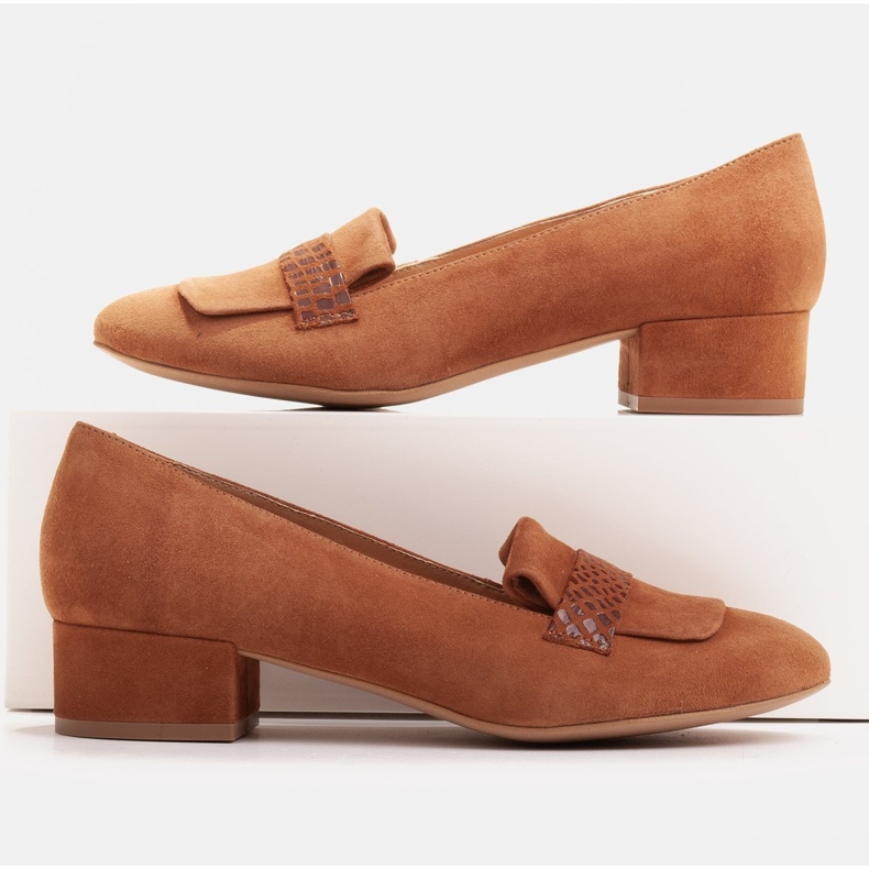 Radoskór Escarpins marron classiques pour femmes pour un pied plus large brun 1