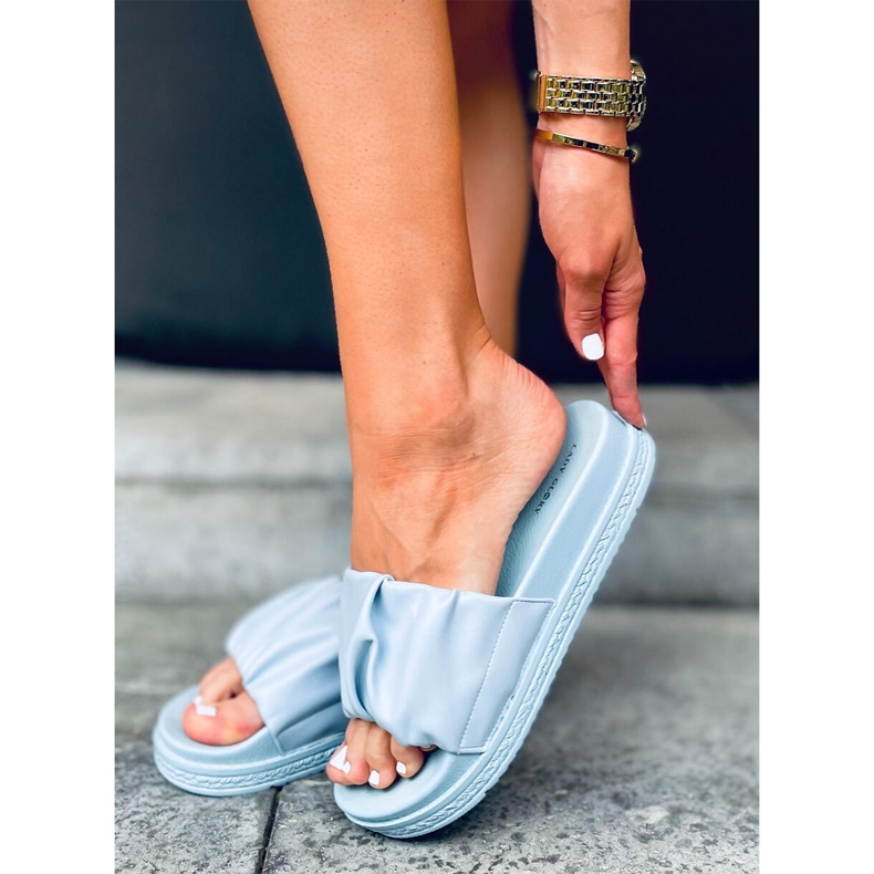 Chaussons femme Atissa Bleu 2