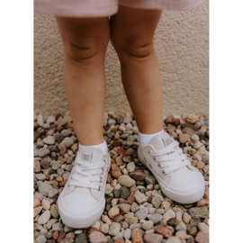 Baskets en éco-cuir pour enfants Big Star JJ374310 Blanc blanche 1 Baskets en éco-cuir pour enfants Big Star JJ374310 Blanc blanche 1