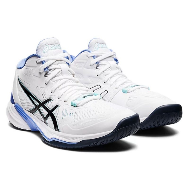 Asics Sky Elite Ff Mt 2 W 1052A054 101 chaussures de volley-ball blanche blanche 1