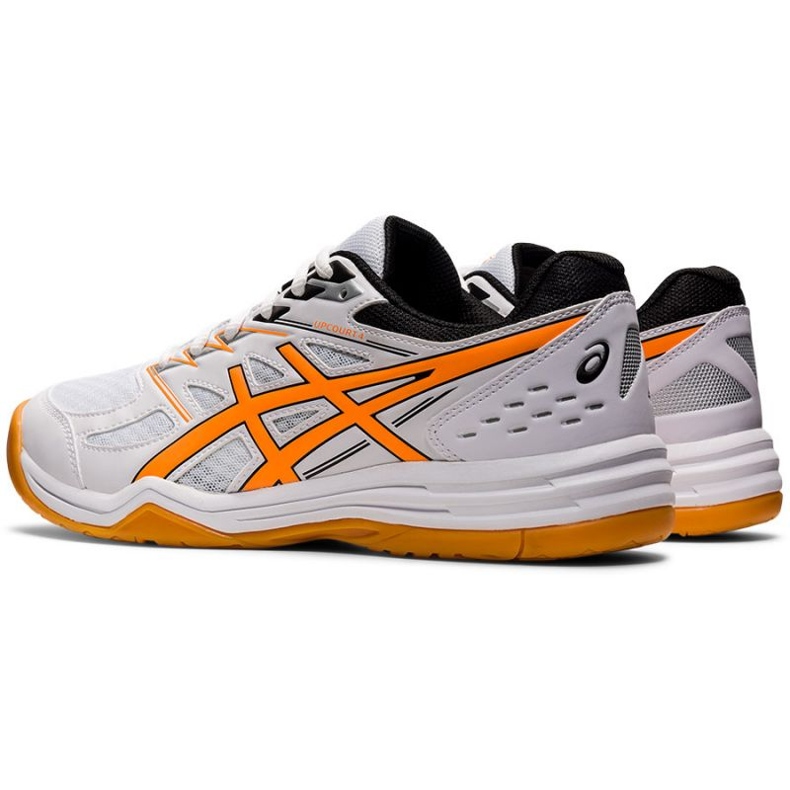 Asics Upcourt 4 M 1071A053 104 chaussures de volley-ball blanc blanc 1