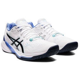 Asics Sky Elite Ff 2 W 1052A053 101 chaussures de volley-ball blanc blanc 1